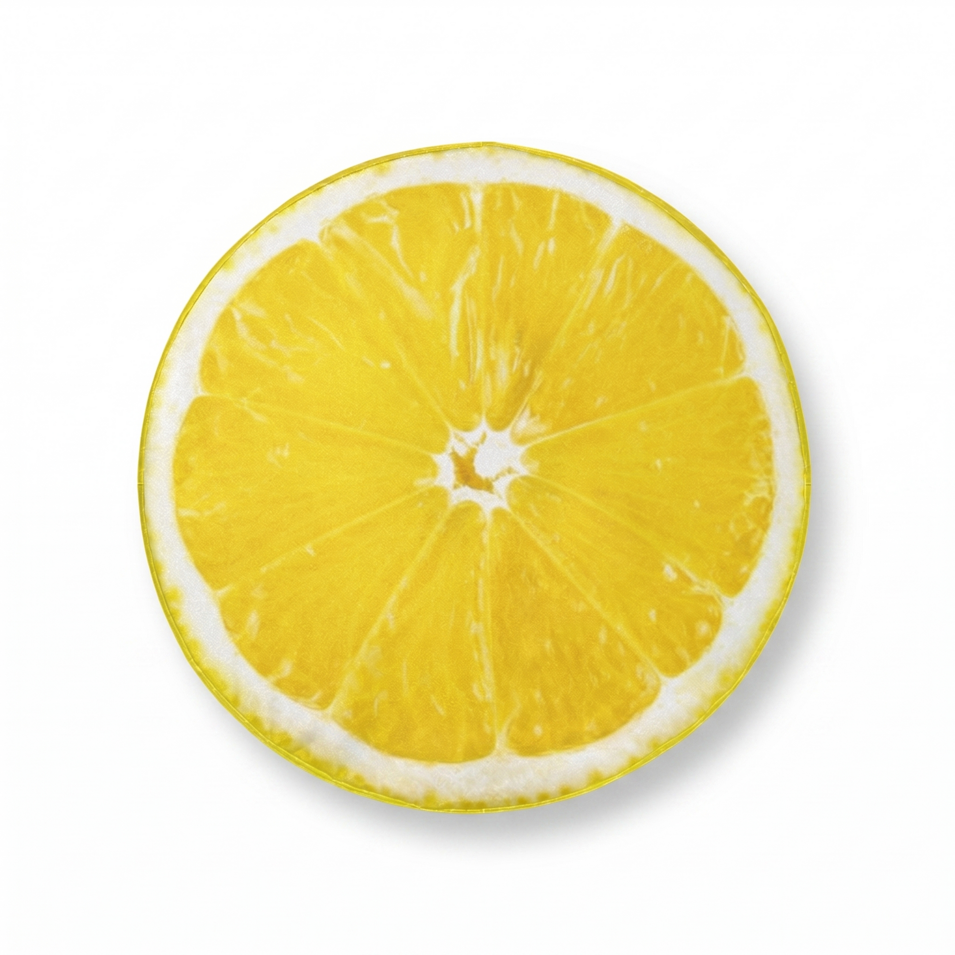 Lemon Print Spare Tire Cover on Jeep Wrangler - Front View