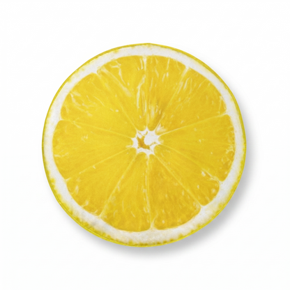Lemon Print Spare Tire Cover on Jeep Wrangler - Front View