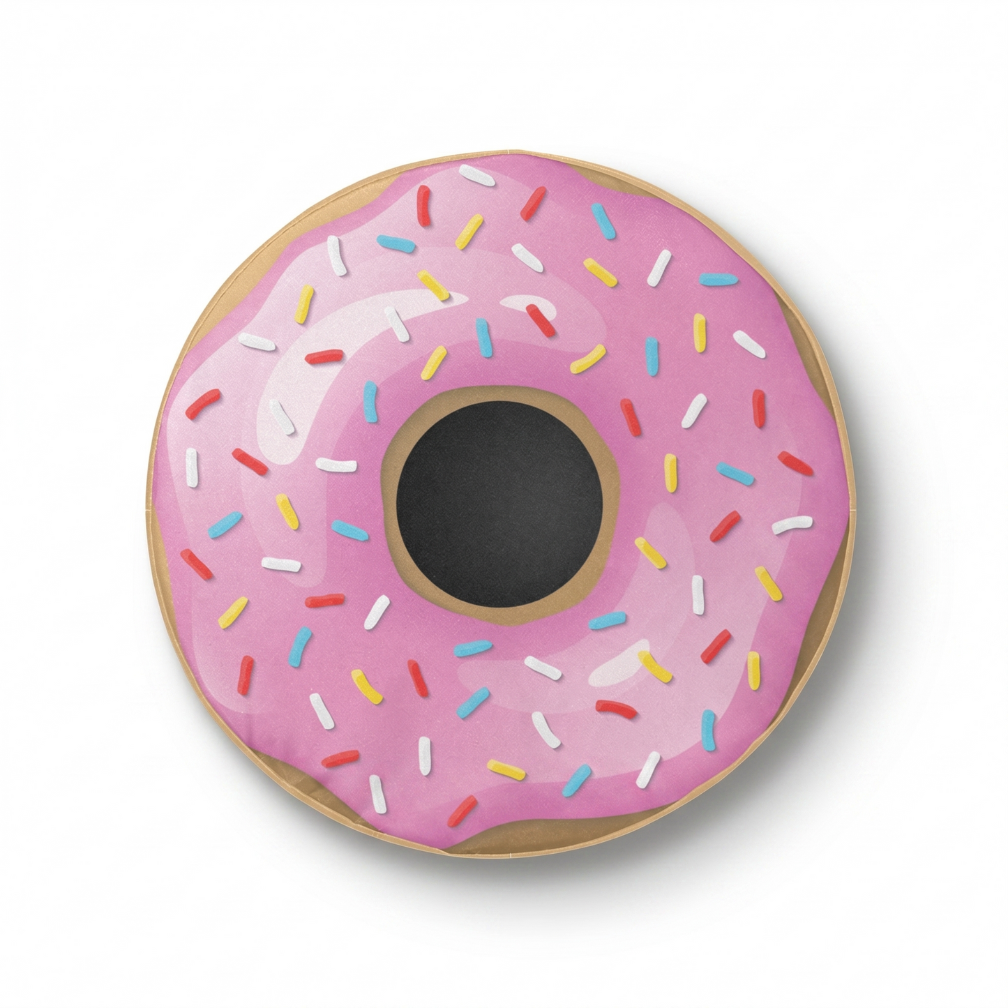 Pink Donut Spare Tire Cover - Front View