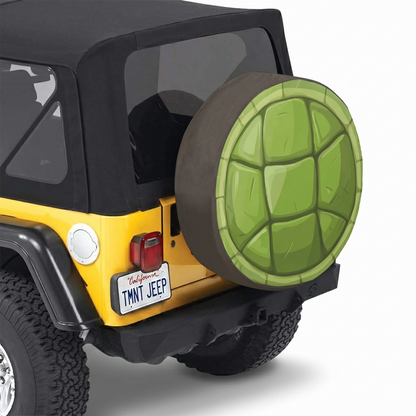 Teenage Mutant Ninja Turtles Tire Cover Mounted on SUV - Lifestyle View