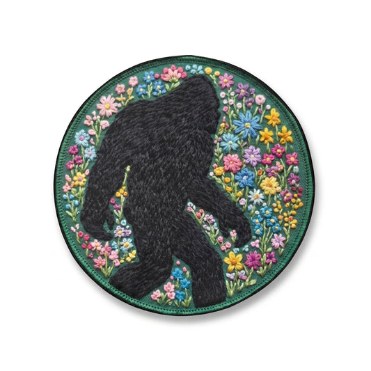 Bigfoot Sasquatch Spare Tire Cover on Jeep Wrangler - Front View