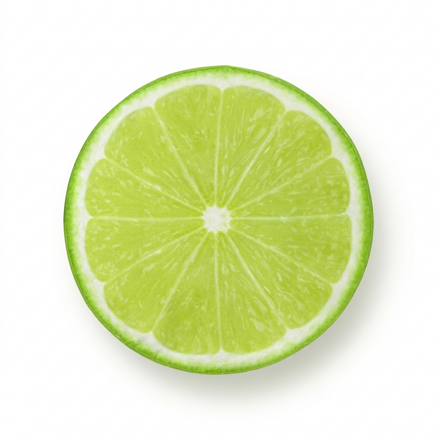 Lime Citrus Spare Tire Cover on Jeep Wrangler - Front View