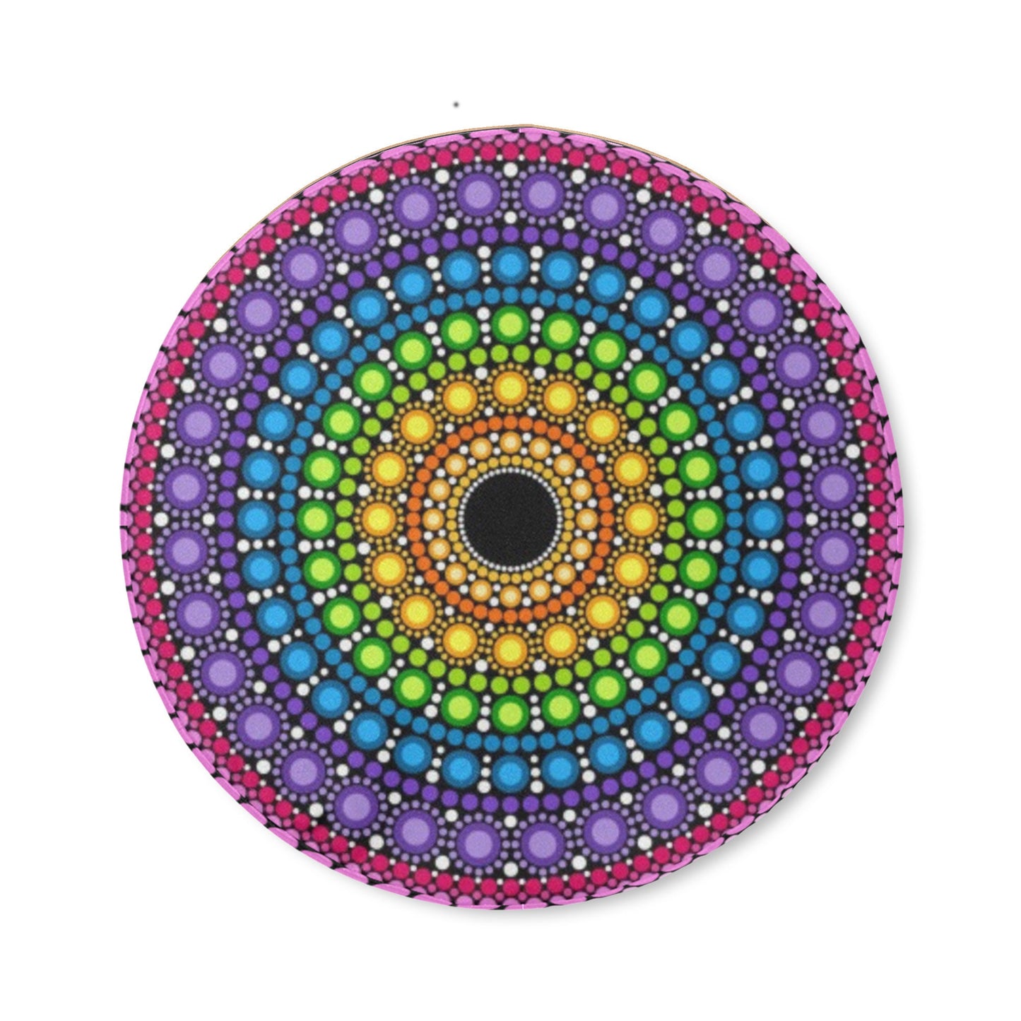 Dot Mandala Spare Tire Cover | Colorful Boho Jeep & SUV Cover — photo 4