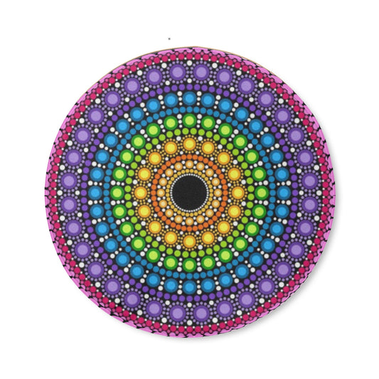 Dot Mandala Spare Tire Cover | Colorful Boho Jeep & SUV Cover — photo 4